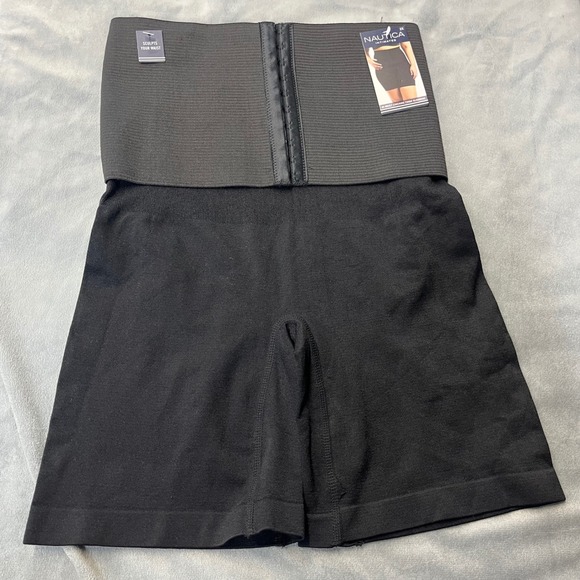 Nautica Other - NWT Nautica Intimates High-Waist Shaping Thigh Slimmers Women 2X Black